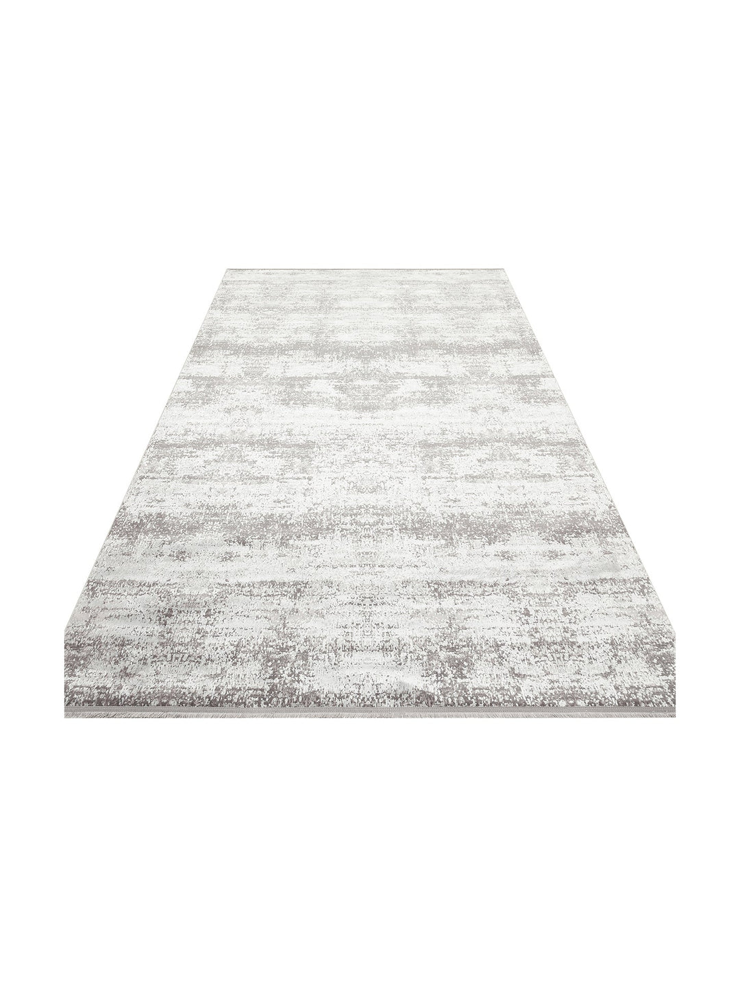 Smooth Yıkanabilir Kaymaz Parlak Oturma Odası Salon Koridor İnce Dokuma Modern Halı 112 GREY - Carpetdocia