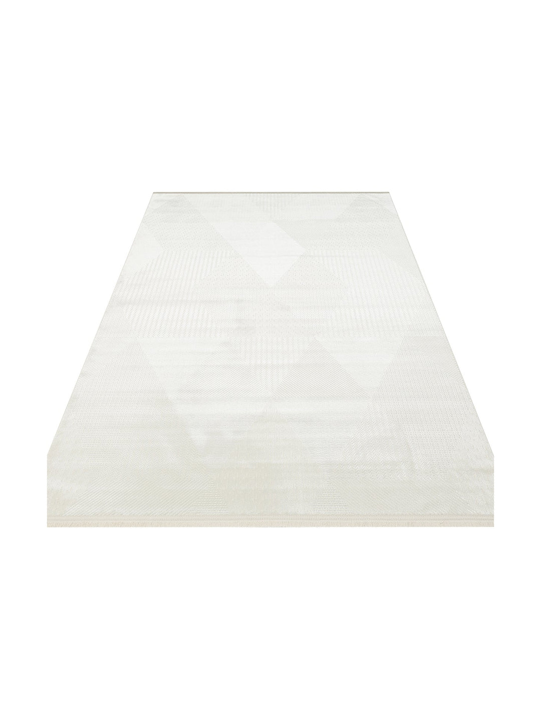 Smooth Yıkanabilir Kaymaz Parlak Oturma Odası Salon Koridor İnce Dokuma Modern Halı LUX 02 CREAM - Carpetdocia