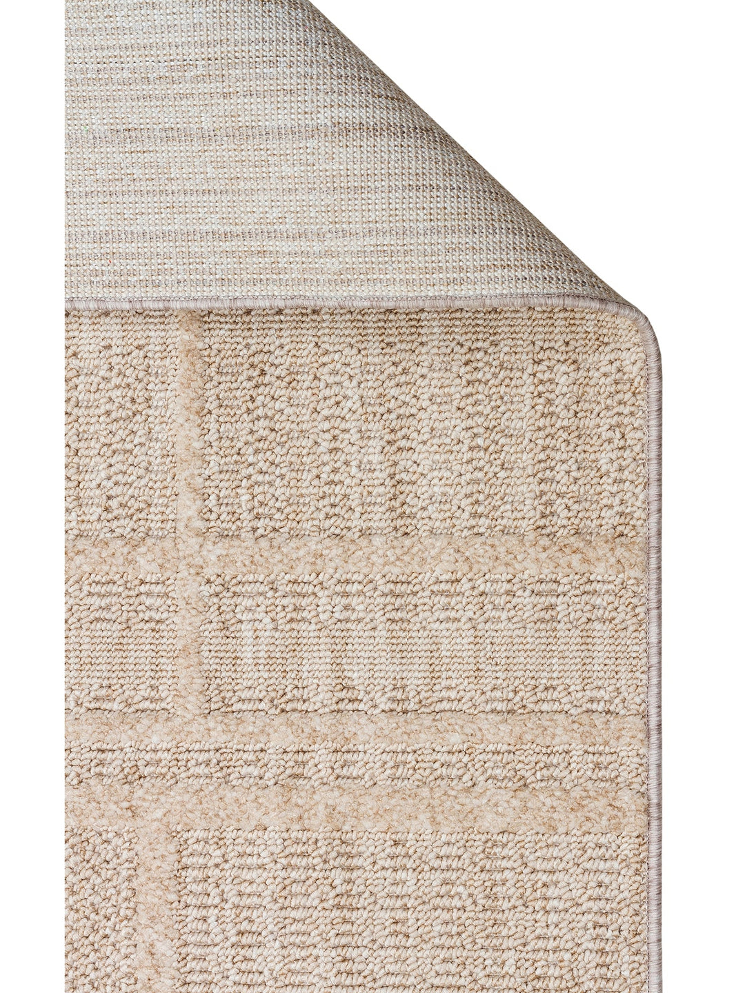 Style Hav Toz Vezmez Yumuşak Dokulu Oturma Odası Salon Koridor Antre Modern Halı 03 BEIGE - Carpetdocia