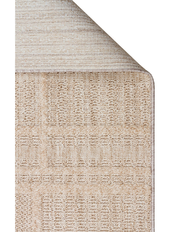 Style Hav Toz Vezmez Yumuşak Dokulu Oturma Odası Salon Koridor Antre Modern Halı 03 BEIGE - Carpetdocia
