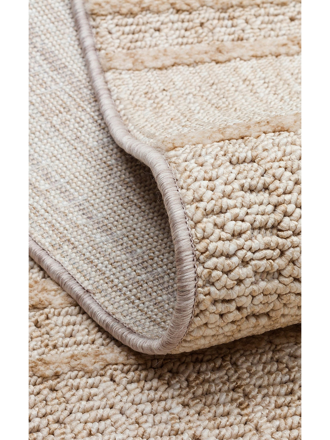 Style Hav Toz Vezmez Yumuşak Dokulu Oturma Odası Salon Koridor Antre Modern Halı 03 BEIGE - Carpetdocia