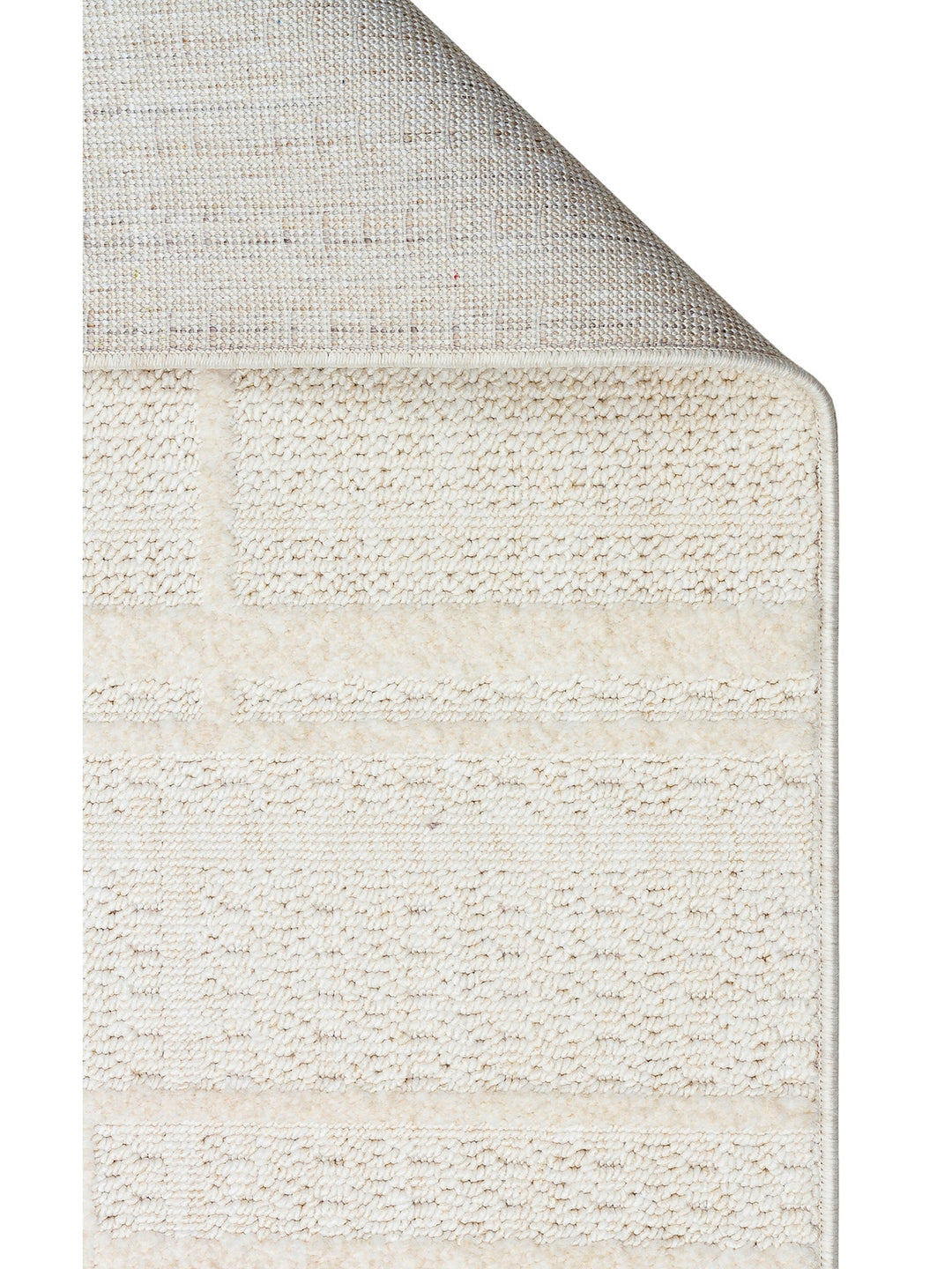 Style Hav Toz Vezmez Yumuşak Dokulu Oturma Odası Salon Koridor Antre Modern Halı 03 WHITE - Carpetdocia