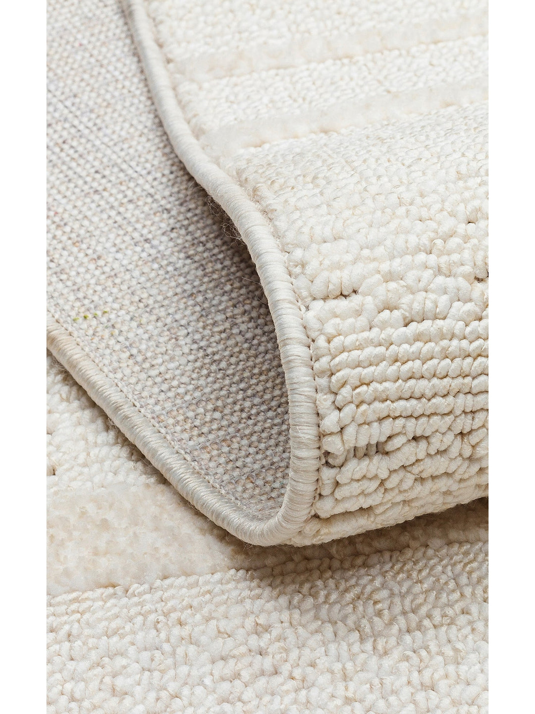 Style Hav Toz Vezmez Yumuşak Dokulu Oturma Odası Salon Koridor Antre Modern Halı 03 WHITE - Carpetdocia