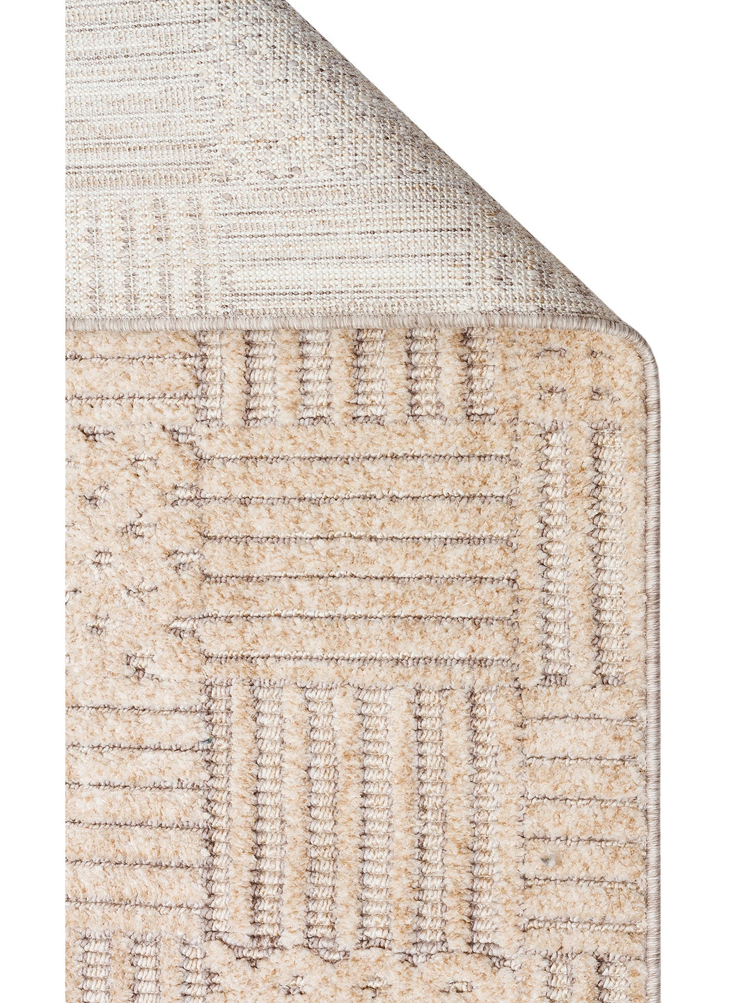 Style Hav Toz Vezmez Yumuşak Dokulu Oturma Odası Salon Koridor Antre Modern Halı 05 BEIGE GOLD - Carpetdocia