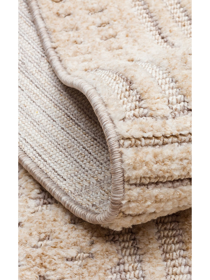 Style Hav Toz Vezmez Yumuşak Dokulu Oturma Odası Salon Koridor Antre Modern Halı 05 BEIGE GOLD - Carpetdocia