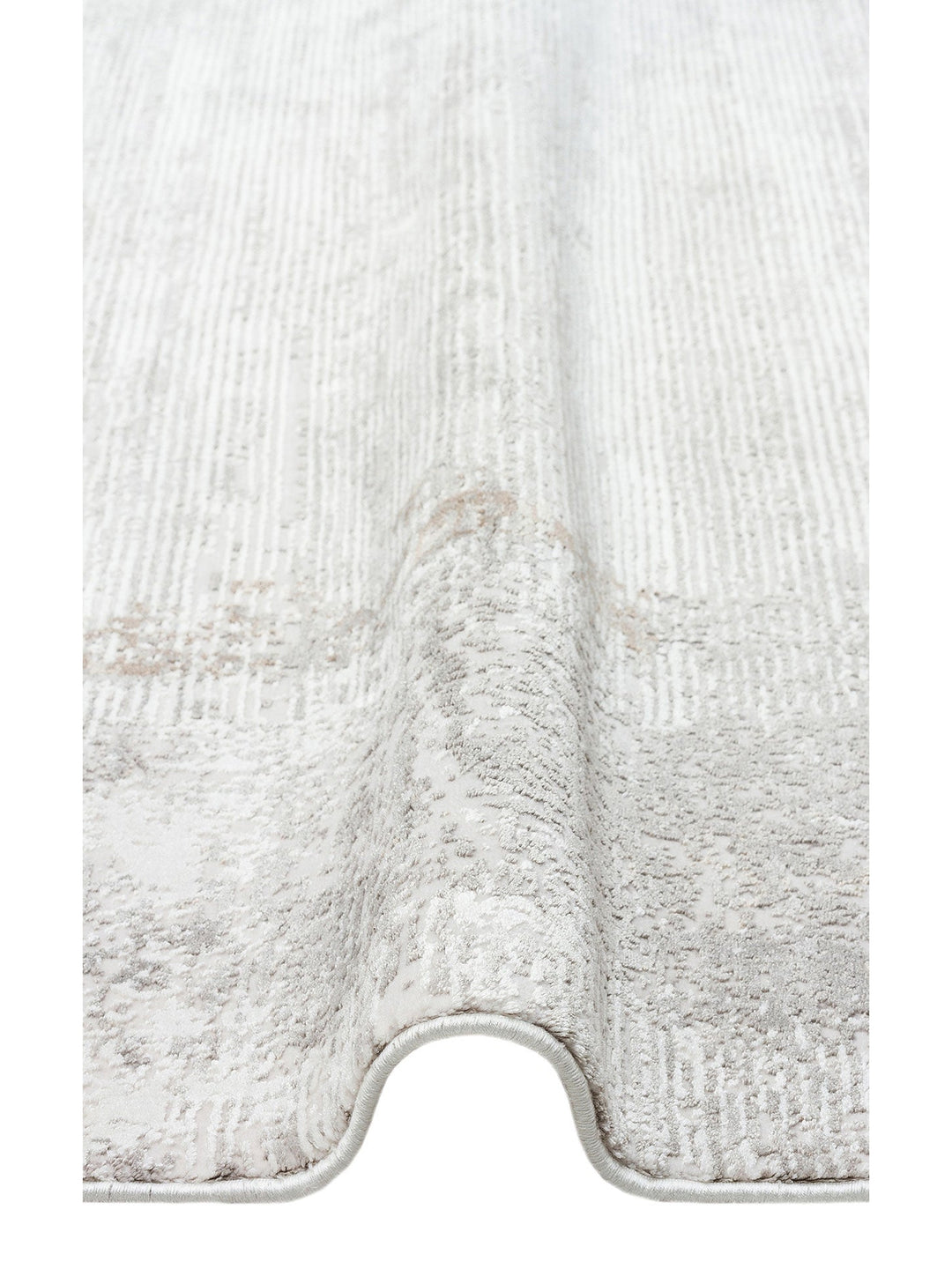 Tango Parlak Şık ve Modern Sıkı Dokuma Salon Halısı 01 CREAM BEIGE - Carpetdocia