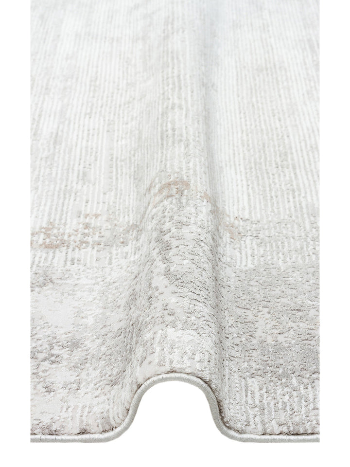 Tango Parlak Şık ve Modern Sıkı Dokuma Salon Halısı 01 CREAM BEIGE - Carpetdocia