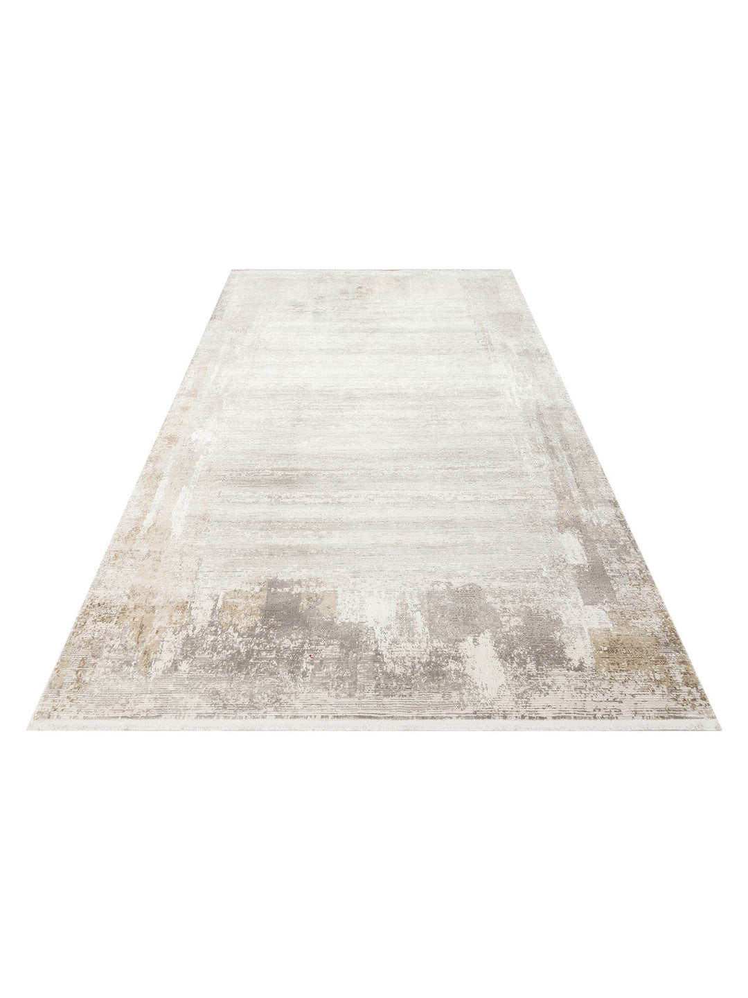 Tango Parlak Şık ve Modern Sıkı Dokuma Salon Halısı 01 CREAM BEIGE - Carpetdocia