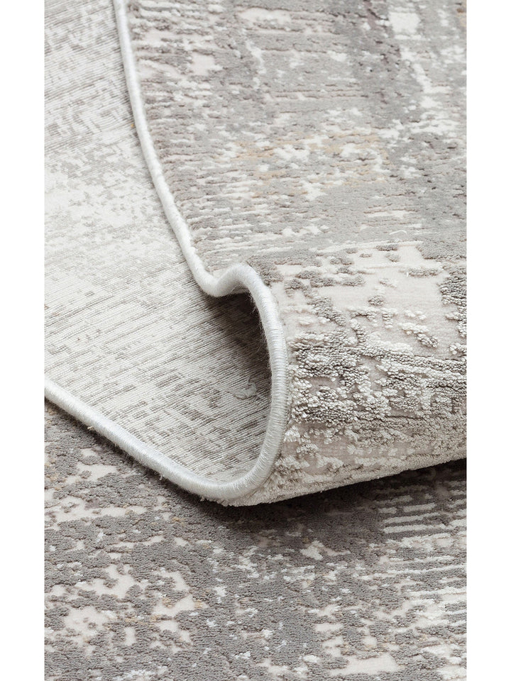 Tango Parlak Şık ve Modern Sıkı Dokuma Salon Halısı 01 CREAM BEIGE - Carpetdocia