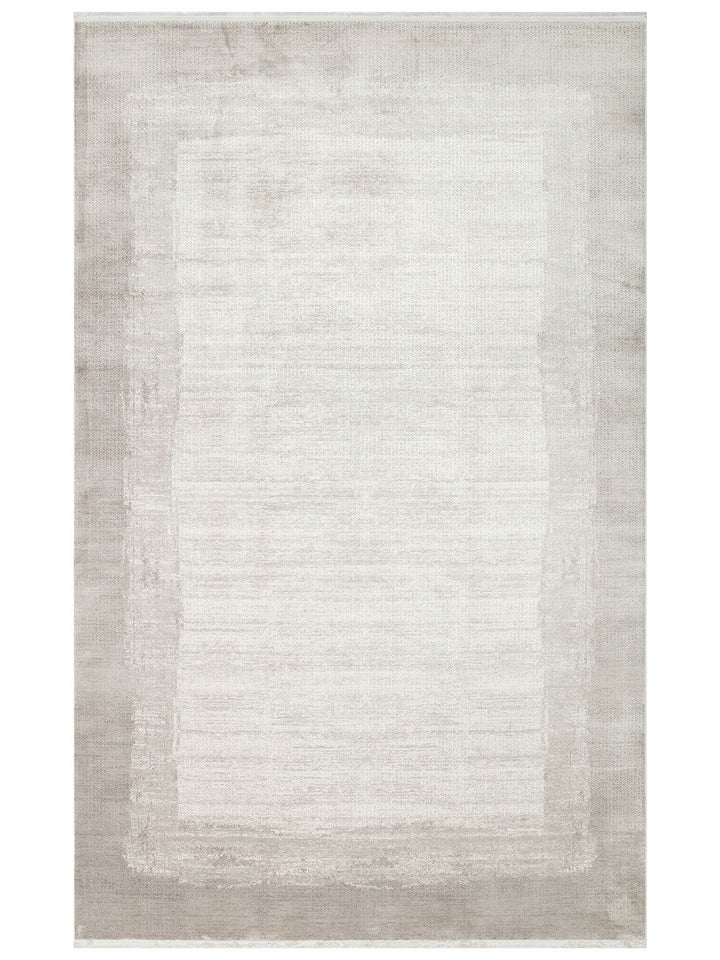 Tango Parlak Şık ve Modern Sıkı Dokuma Salon Halısı 02 CREAM BEIGE - Carpetdocia