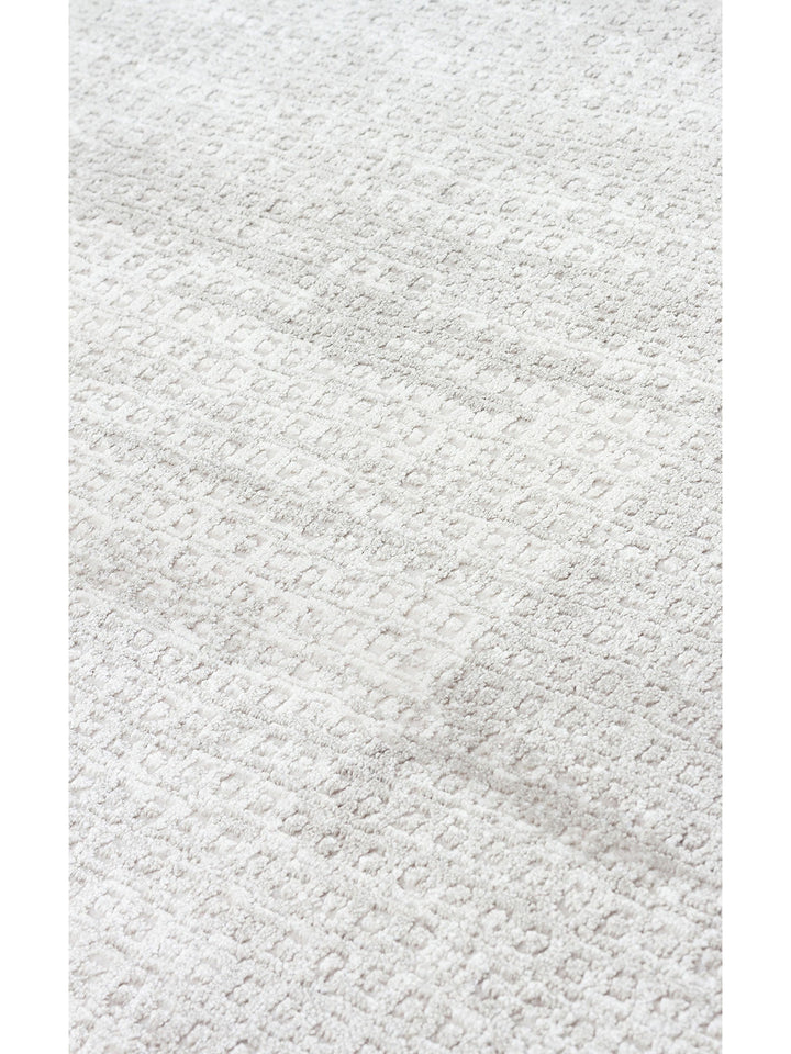 Tango Parlak Şık ve Modern Sıkı Dokuma Salon Halısı 02 CREAM BEIGE - Carpetdocia