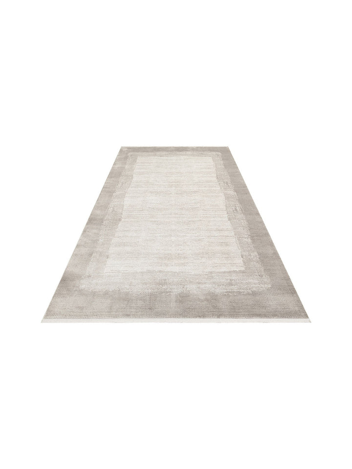 Tango Parlak Şık ve Modern Sıkı Dokuma Salon Halısı 02 CREAM BEIGE - Carpetdocia