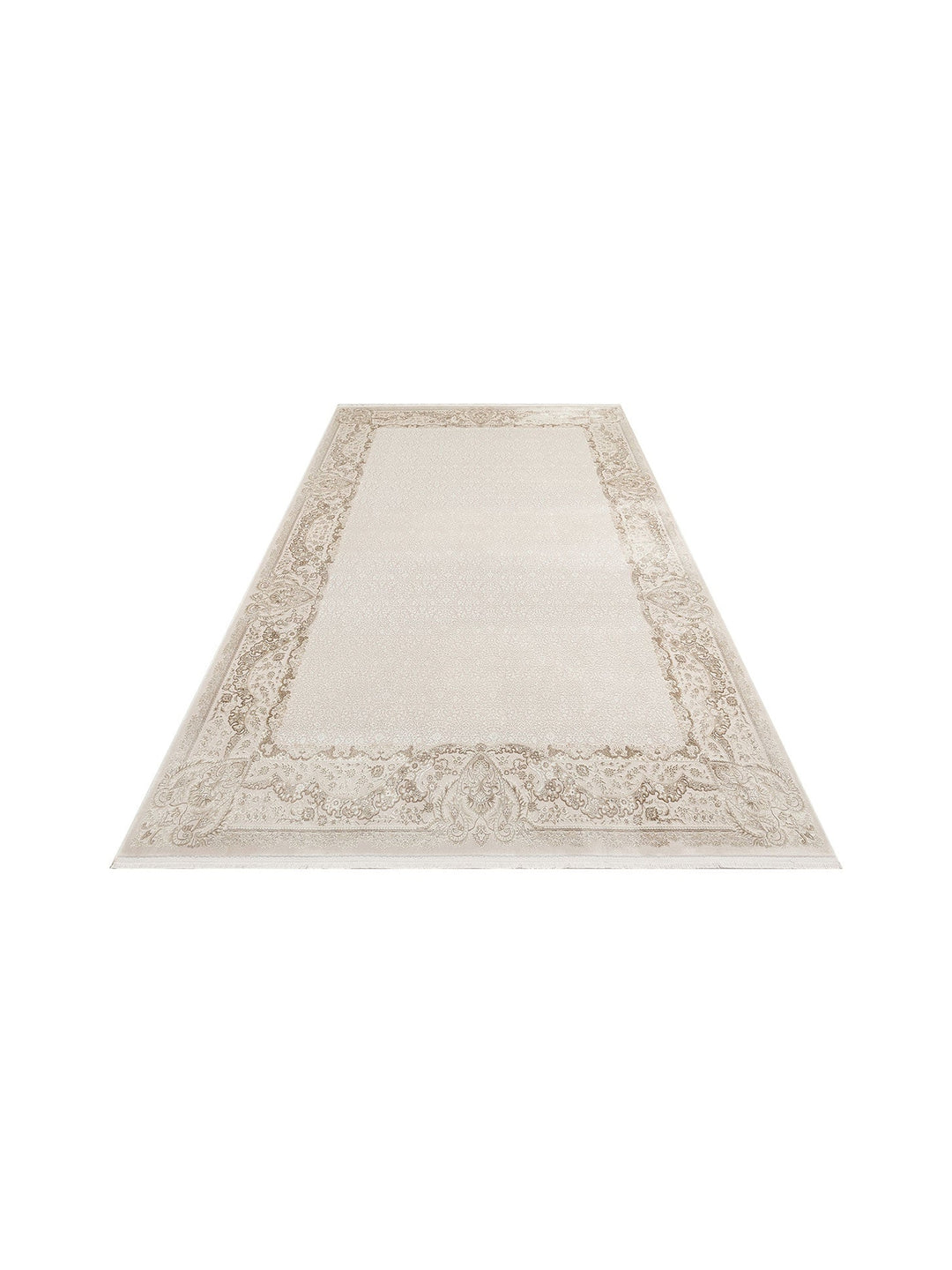 Tango Parlak Şık ve Modern Sıkı Dokuma Salon Halısı 03 CREAM BEIGE - Carpetdocia
