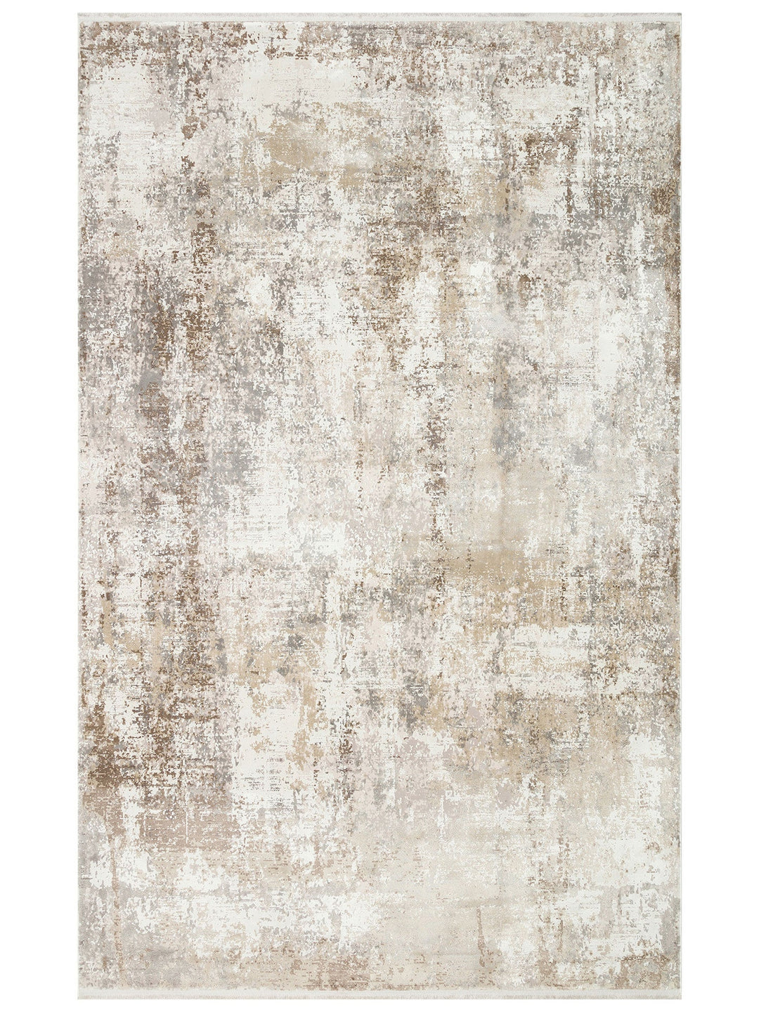 Tango Parlak Şık ve Modern Sıkı Dokuma Salon Halısı 04 CREAM BEIGE - Carpetdocia