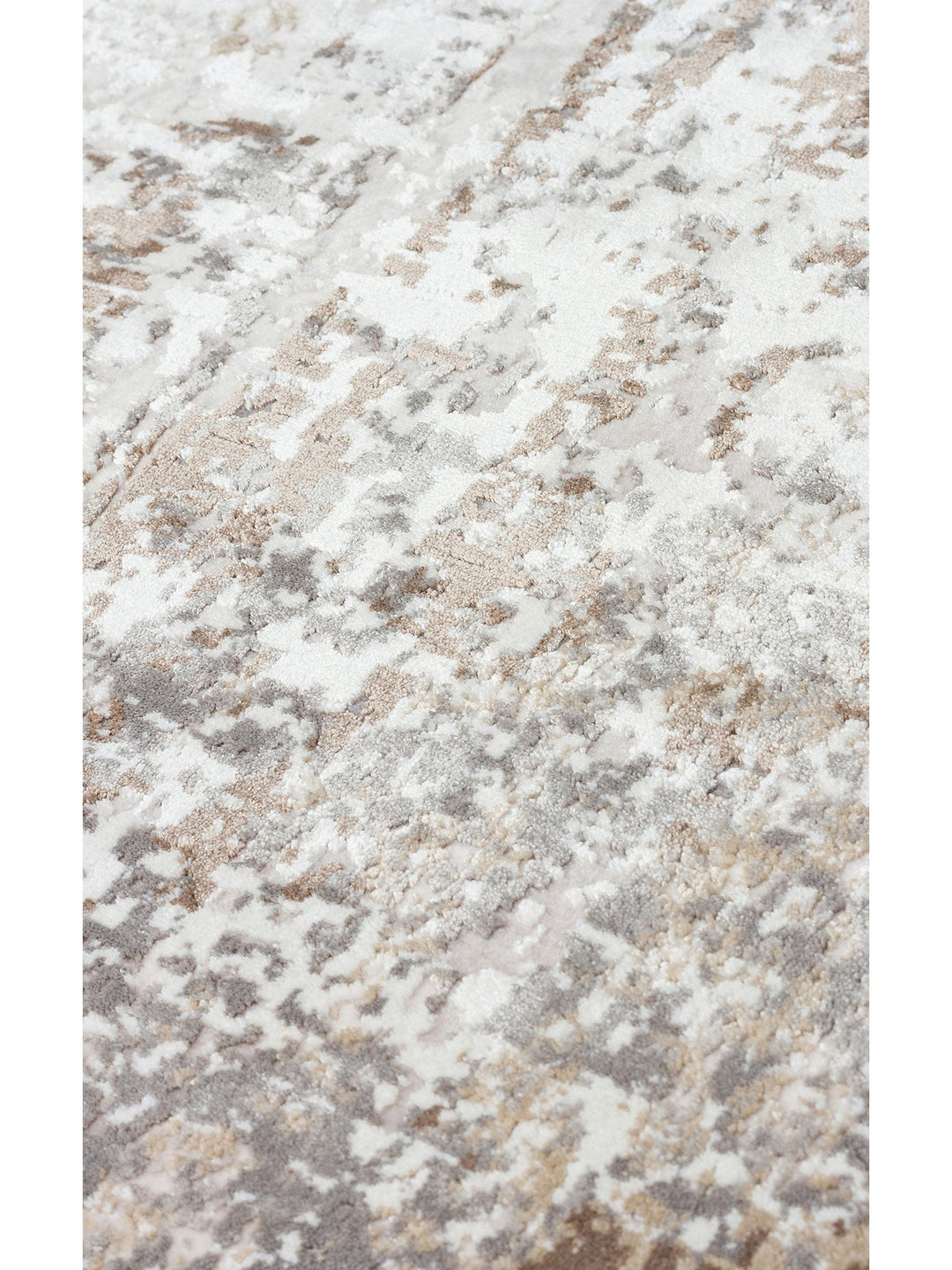 Tango Parlak Şık ve Modern Sıkı Dokuma Salon Halısı 04 CREAM BEIGE - Carpetdocia