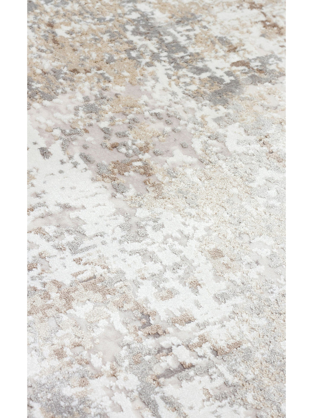 Tango Parlak Şık ve Modern Sıkı Dokuma Salon Halısı 04 CREAM BEIGE - Carpetdocia
