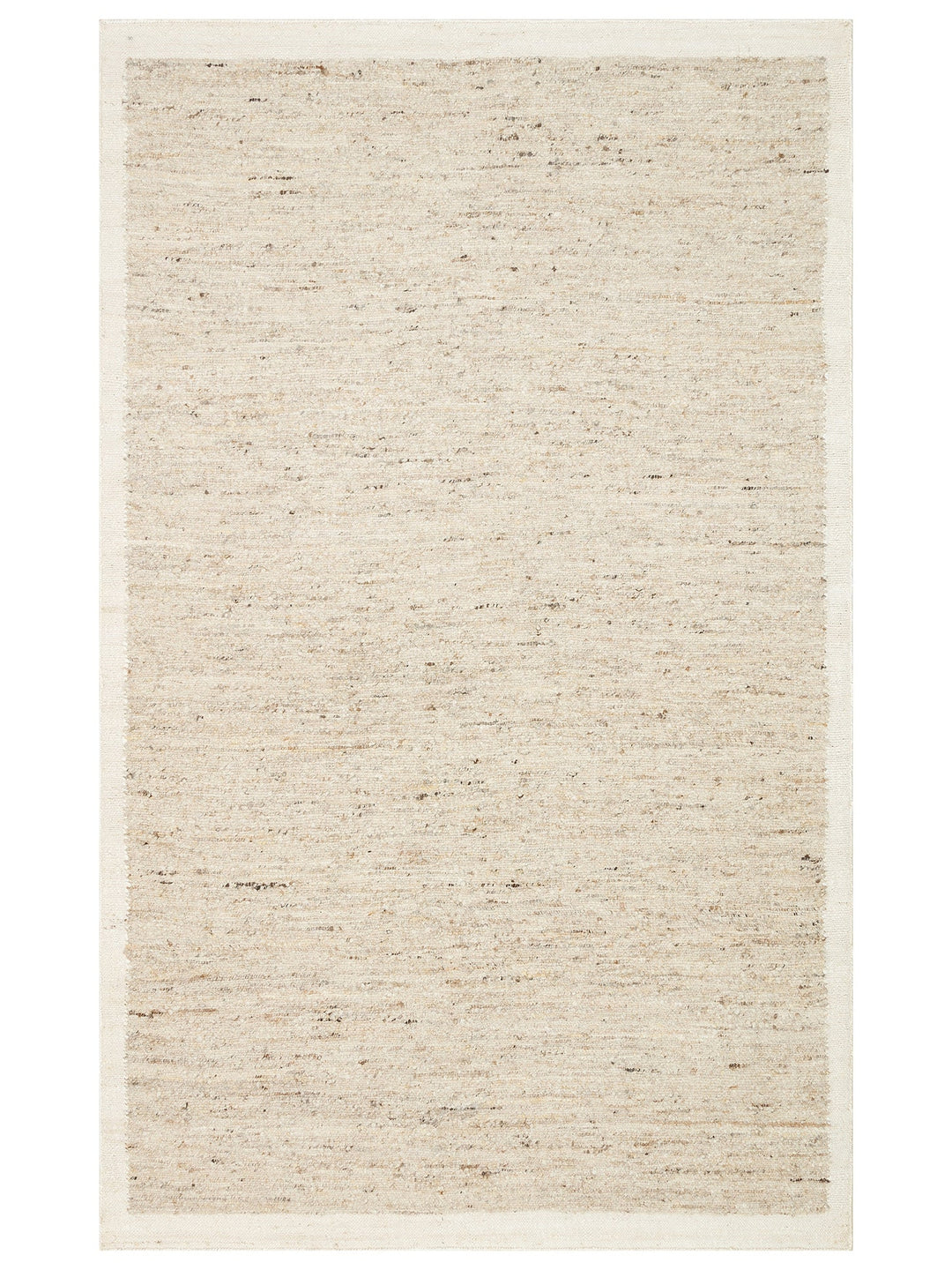 Urumchi %100 Naturel Yün Jüt Karışımı Oturma Odası Salon Koridor Mutfak El Dokuma Halı 01 GREY CREAM - Carpetdocia