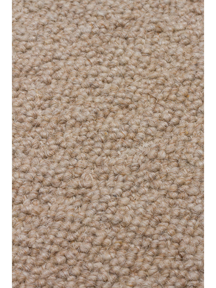 Tapis fait main en mélange de laine, polyester et coton de la série Agra BEIGE