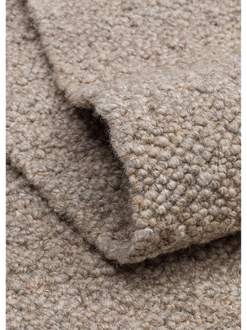 Tappeto tessuto a mano in misto lana, poliestere e cotone della serie Agra DARK STONE