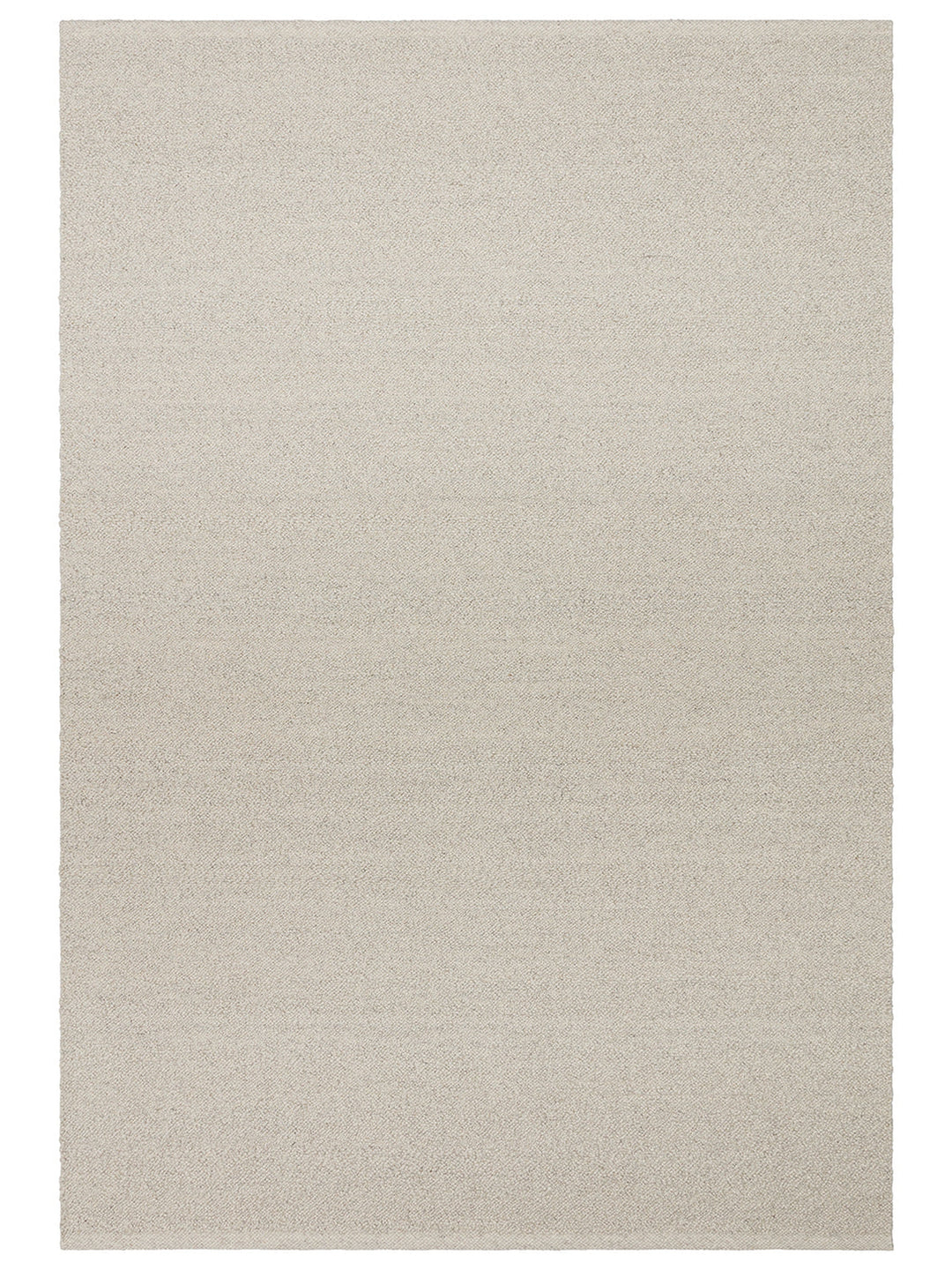 Tapis fait main en mélange de laine, polyester et coton de la série Agra ARGENT