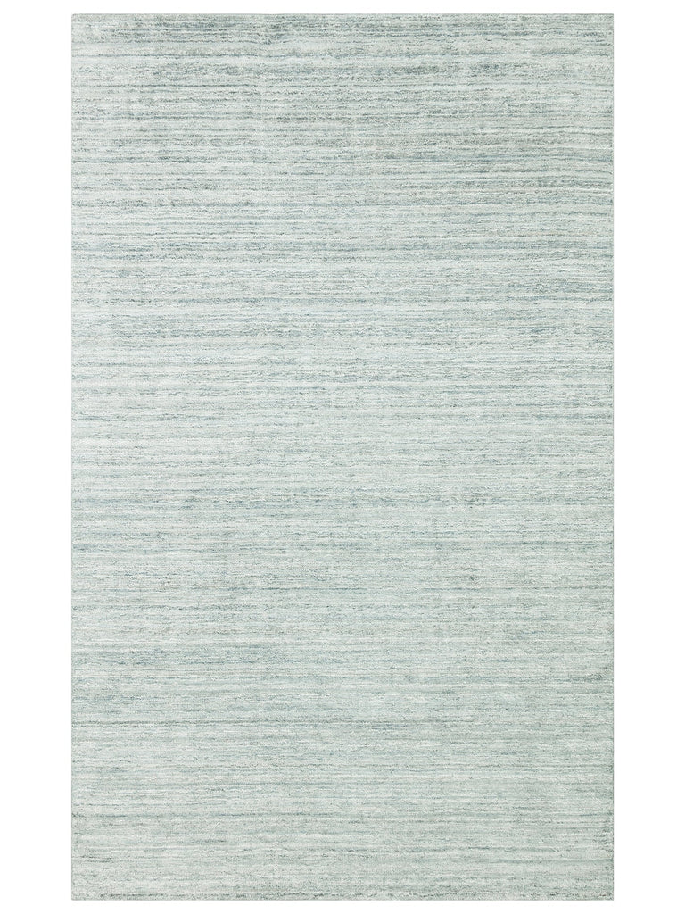 Amore Series 100% Natural Banana Silk Viscose and Wool Blend Living Room Lounge Handwoven Carpet TURQO