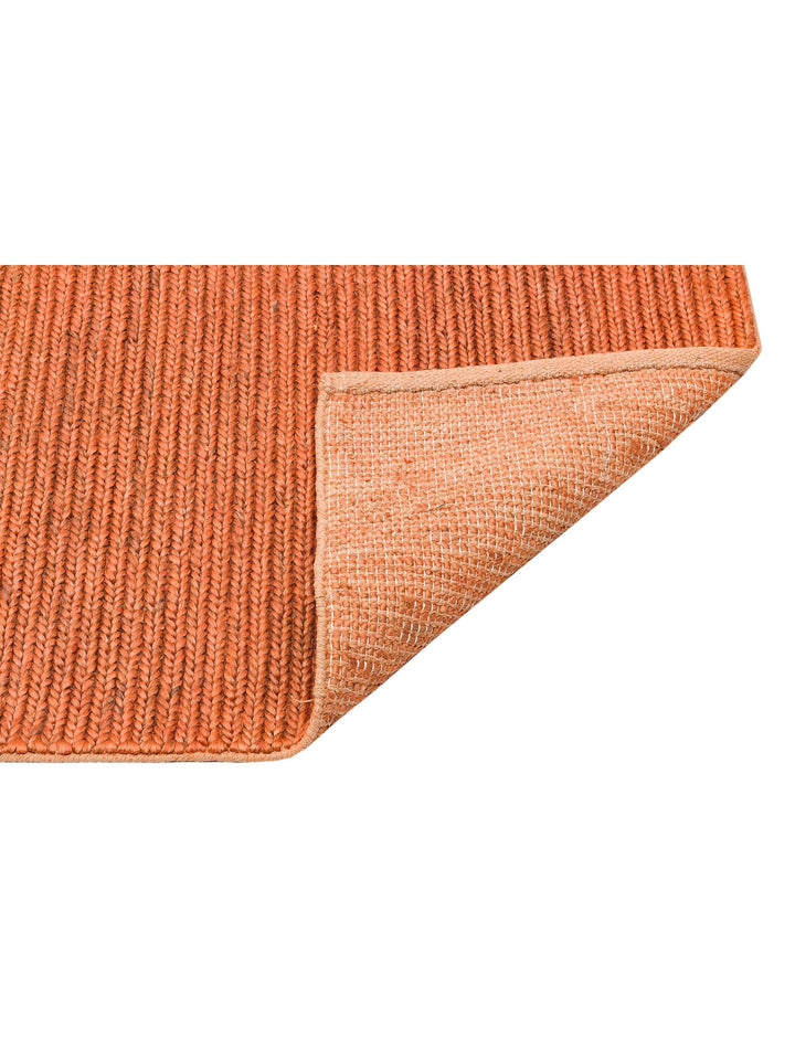 Baccarat Neo Jüt %100 Naturel Oturma Odası Koridor Mutfak Balkon El Dokuma Hasır Halı BCN RUST - Carpetdocia