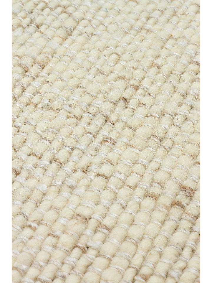 Puralana Series 100% Natural Wool and Viscose Hand-Woven Scandinavian Living Room Living Room Bedroom Carpet IVR