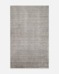 Brasilia Handgefertigter moderner schlichter eleganter TENCEL™ spezieller schwarzer Webstuhl Teppich PLAIN ANTRASIT