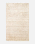 Brasilia Handgefertigter moderner schlichter eleganter TENCEL™ spezieller schwarzer Webstuhl Teppich PLAIN BEIGE