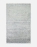 Brasilia Modern, schlicht und elegant handgefertigter TENCEL™ Spezial-Kara-Tezgah-Teppich PLAIN SKY BLUE