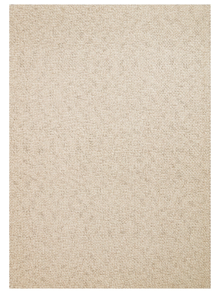 Viking Series 100% Natural Wool and Cotton Hand Woven Scandinavian Living Room Sitting Room Bedroom Carpet BEG
