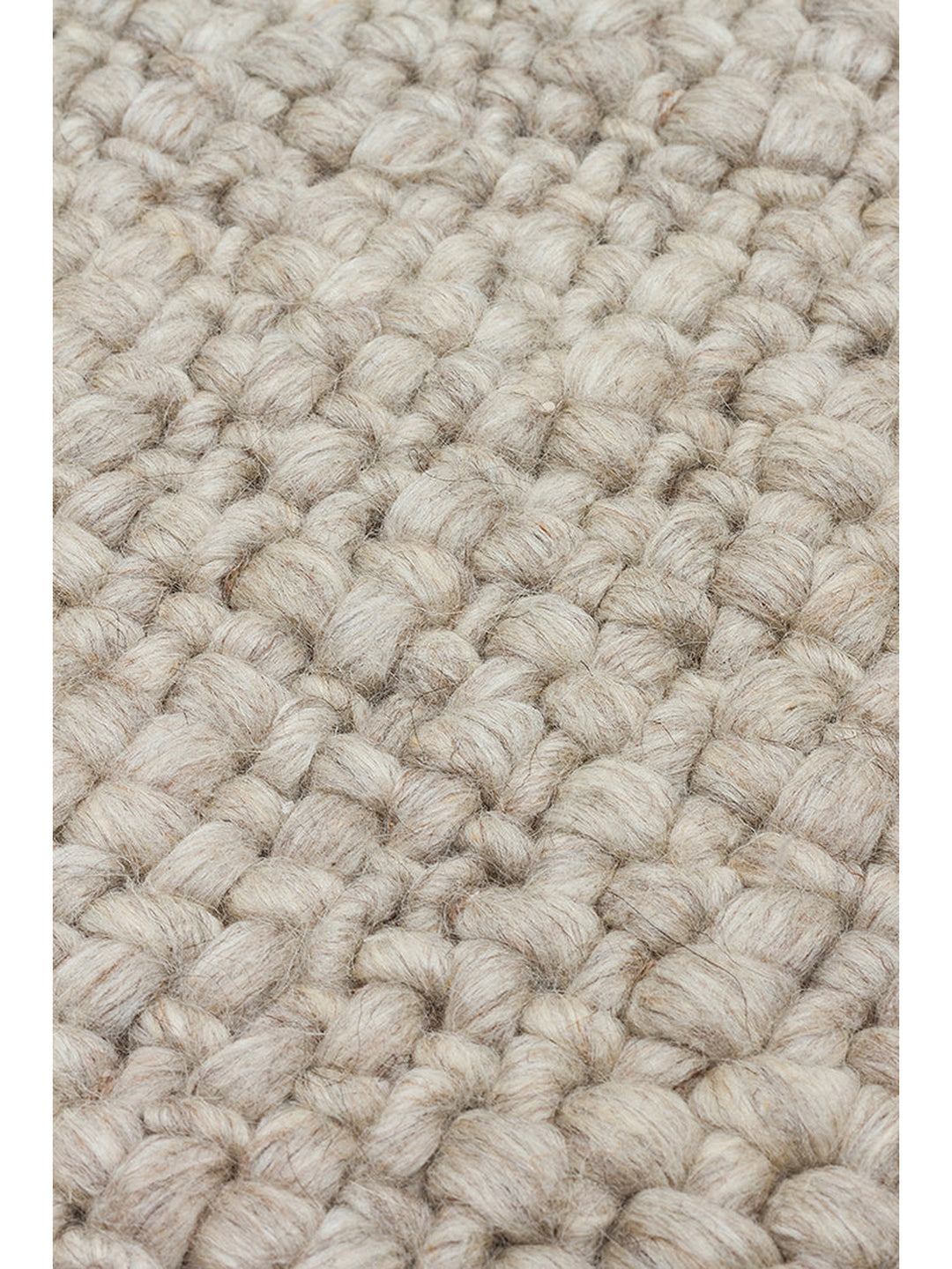 Viking Series 100% Natural Wool and Cotton Hand Woven Scandinavian Living Room Sitting Room Bedroom Carpet GRY