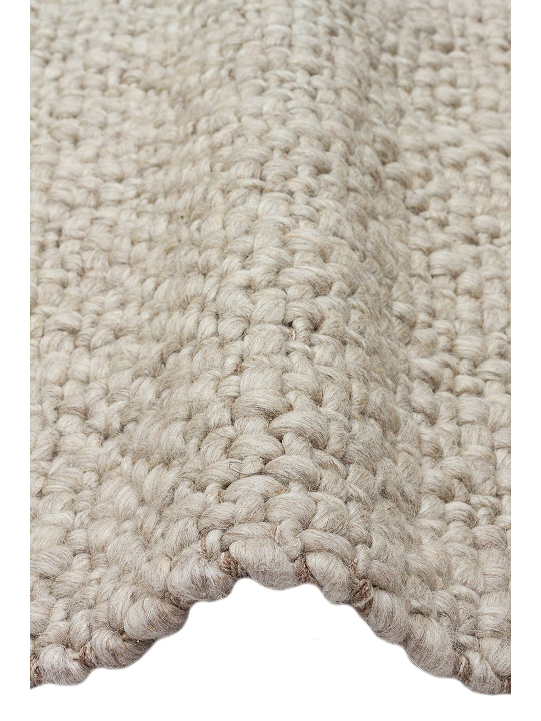 Viking Series 100% Natural Wool and Cotton Hand Woven Scandinavian Living Room Sitting Room Bedroom Carpet GRY