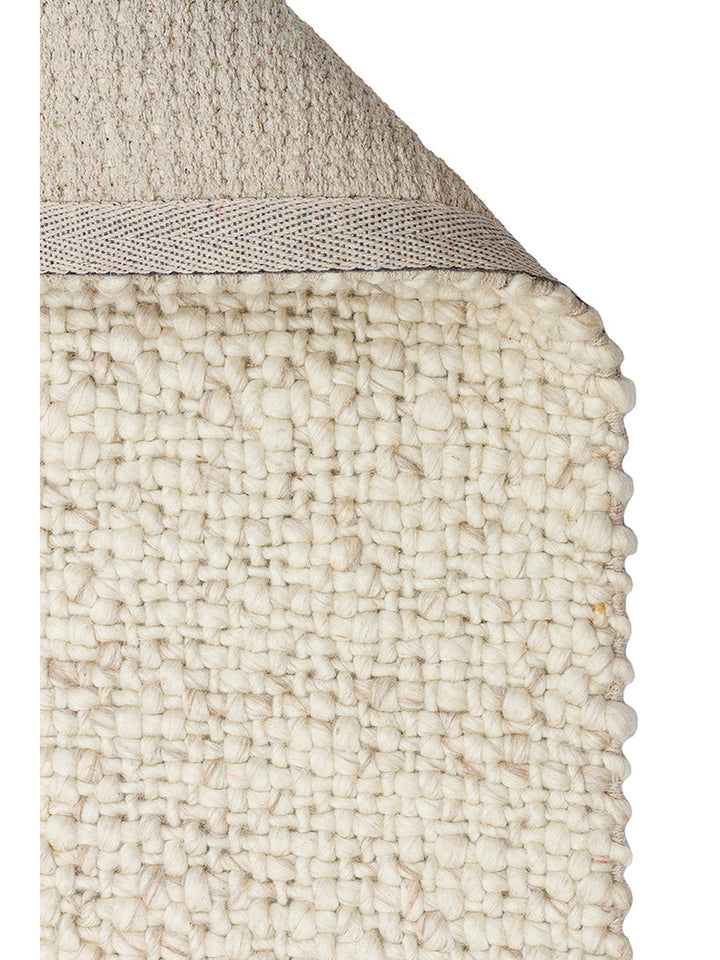 Viking Series 100% Natural Wool and Cotton Hand Woven Scandinavian Living Room Sitting Room Bedroom Carpet IVR