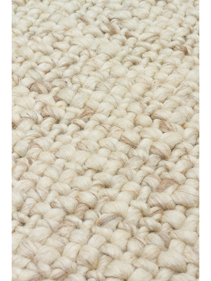 Viking Series 100% Natural Wool and Cotton Hand Woven Scandinavian Living Room Sitting Room Bedroom Carpet IVR