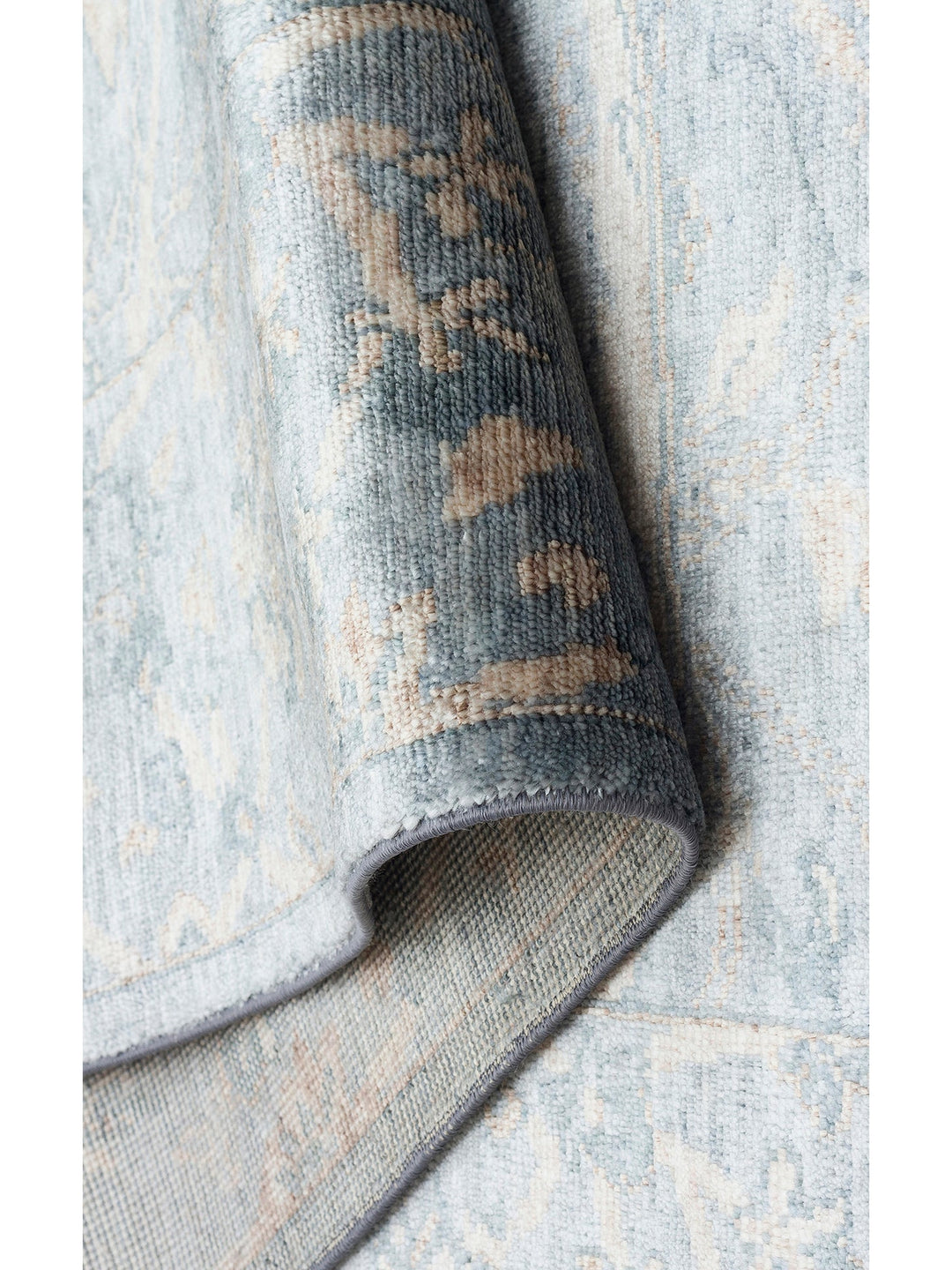 Çırağan %100 Naturel Özel Işıltılı El Emeği ile Özel Tezgahlarda Üretilen TENCEL™ Uşak Halısı 07SVZ - Carpetdocia