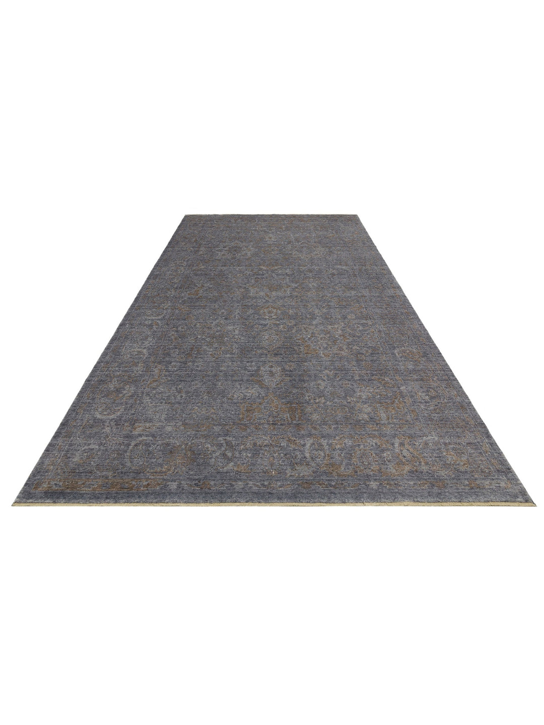 Çırağan %100 Naturel Özel Işıltılı El Emeği ile Özel Tezgahlarda Üretilen TENCEL™ Uşak Halısı 2DGRBZ - Carpetdocia