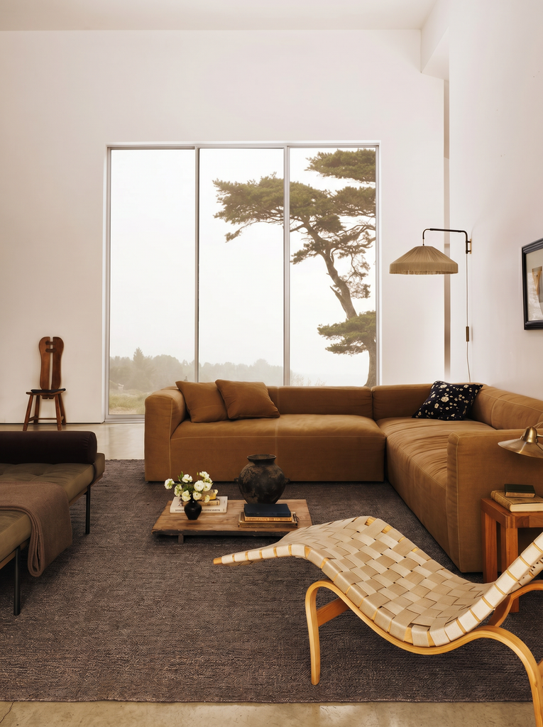 Coffee 100% Natural Hemp Living Room Hallway Entrance Bedroom Woven Carpet PLAIN BROWN