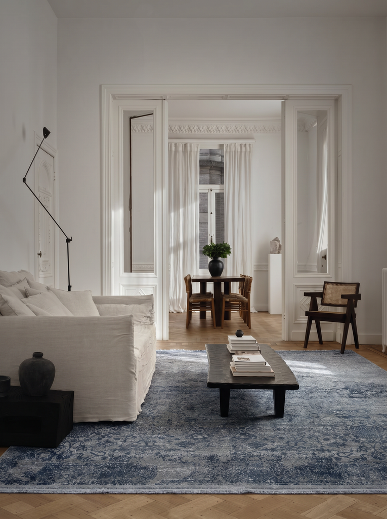 Elegant Dyed Special Shiny High-Quality Dense Woven Living Room Hallway Modern Rug 01MARIN