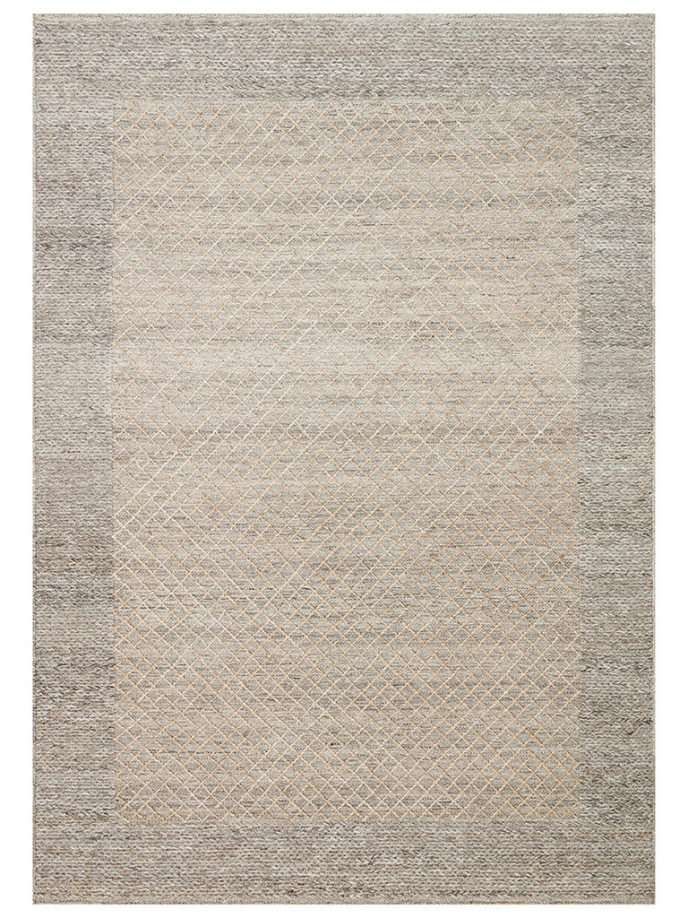 Herringbone Série Tapis tissé main moderne ethnique pour salon, séjour, chambre BEIGE