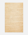 Knit Jute Handwoven Natural Jute Mat Carpet with Different Weave Texture TRIPLE CREAM XW