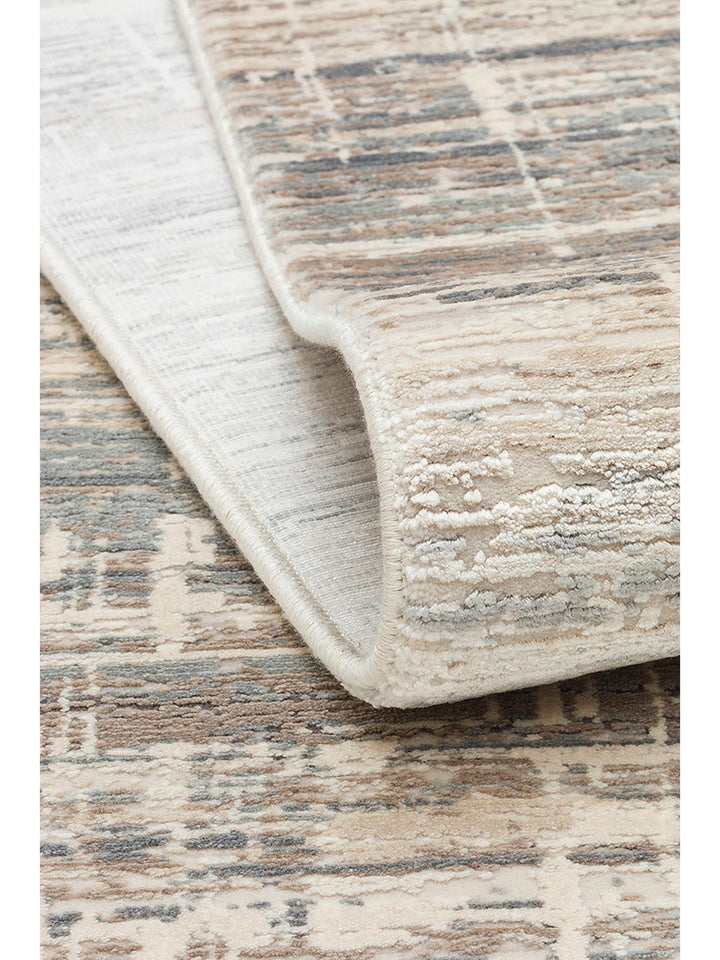 Lucia Serisi Modern Parlak Salon Oturma Odası Yatak Odası Antre Halı BEIGE - Carpetdocia
