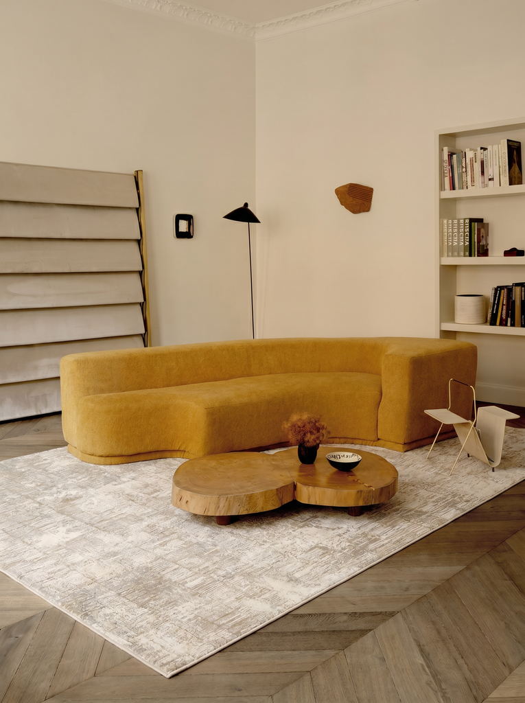 Elegant Special Shiny High Quality Dense Weave Living Room Corridor Modern Carpet 36CREAMBEGX