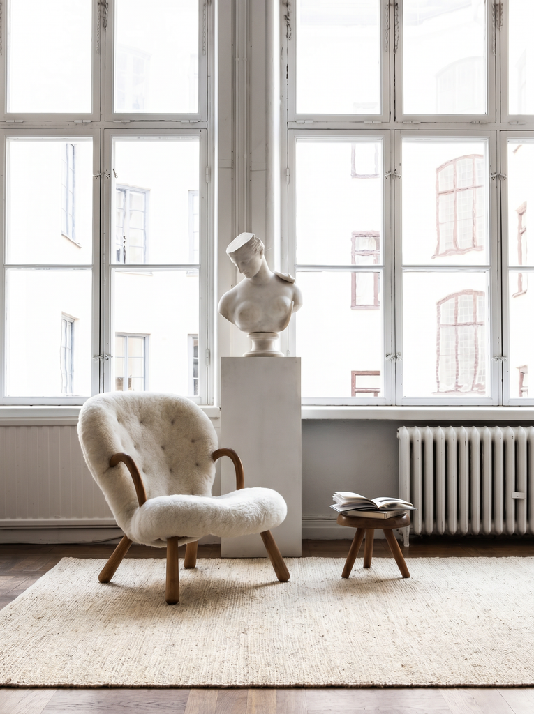 Goblen Serie 100% Jute Sumak-Stil handgewebter Wohnzimmer Sitzbereich Schlafzimmer Teppich IVORY
