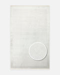 Montenegro Viscose Blend Simple Pattern Dense Weave Living Room Hallway Modern Carpet 02 GREY