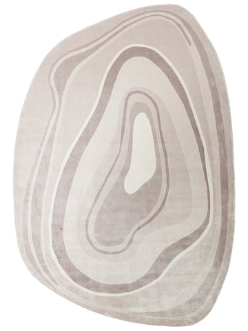 سجادة Monza Art 05 CREAM GREY عالية الجودة بنقشة هندسية متقنة النسيج لصالون حديث لامع