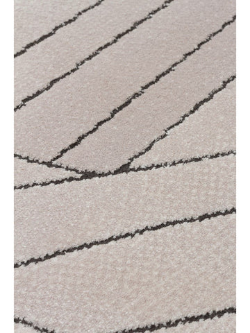 سجادة Monza Art 07 CREAM GREY عالية الجودة بنقشة هندسية متقنة النسيج لصالون حديث لامع