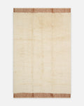 Morocco 100% Wool Handcrafted Shag Rug IVORY CORAL