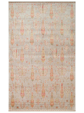 Oushak Carnaval Tapis Uşak Moderne TENCEL™ 100 % Naturel, Facile à Nettoyer, Fait Main 08 BEIGE AUTUMN  
