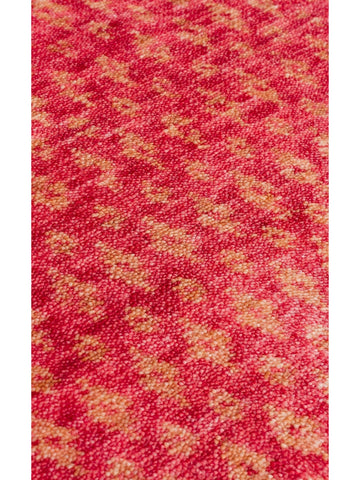 Oushak Carnaval سجادة أُشاق حديثة مصنوعة يدوياً من TENCEL™ 100% طبيعية سهلة التنظيف ZR 15 RED AUTUMN